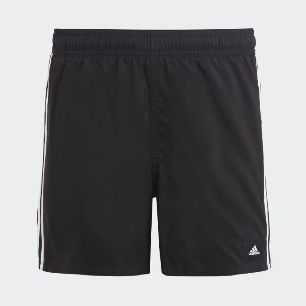 Short De Bain 3 Bandes Noir Adidas