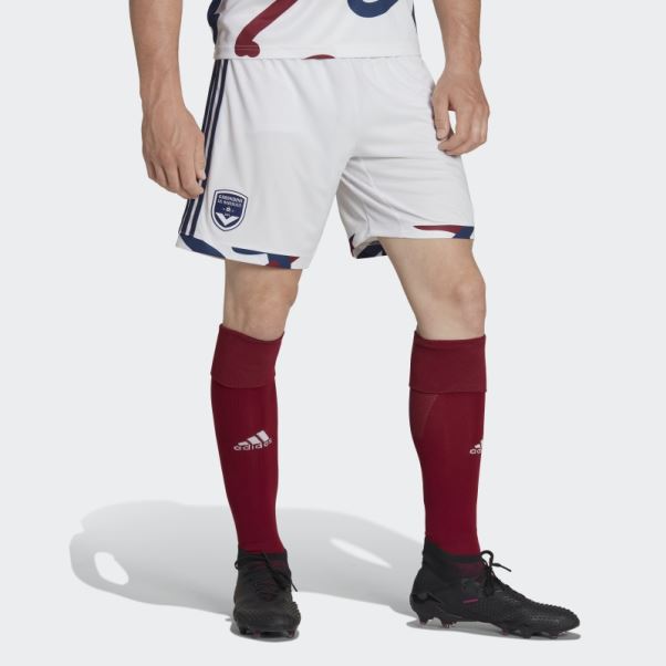 Short Extérieur Girondins De Bordeaux 22/23 Blanc Adidas