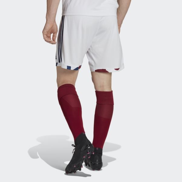 Short Extérieur Girondins De Bordeaux 22/23 Blanc Adidas