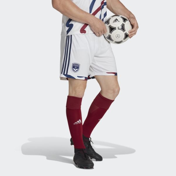 Short Extérieur Girondins De Bordeaux 22/23 Blanc Adidas