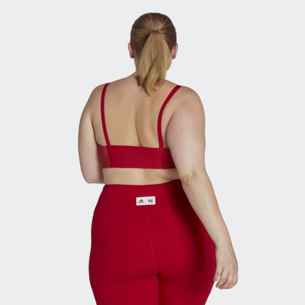 Thebe Magugu Studio Light-support Bra (taille Plus) Rouge Adidas