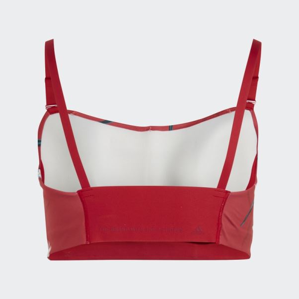Thebe Magugu Studio Light-support Bra (taille Plus) Rouge Adidas