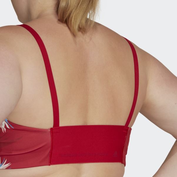 Thebe Magugu Studio Light-support Bra (taille Plus) Rouge Adidas