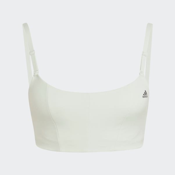 Soutien-gorge à Maintien Léger Adidas Yoga Studio Vert