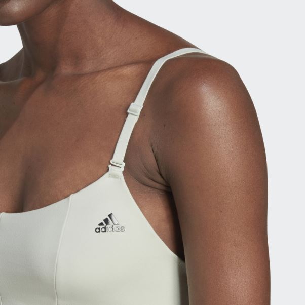 Soutien-gorge à Maintien Léger Yoga Studio Vert Adidas