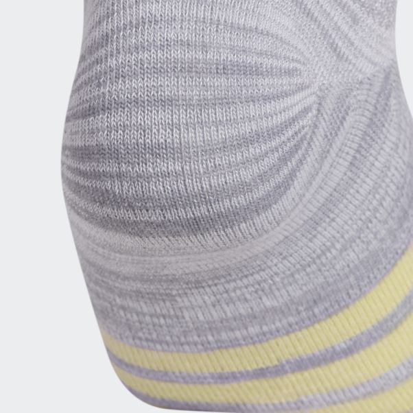 Superlite Super-no-show Chaussettes 6 Paires Adidas Gris Clair