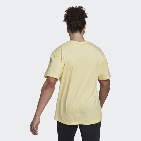 Adidas Essentials Feelvivid T-shirt à épaules Tombantes Jaune