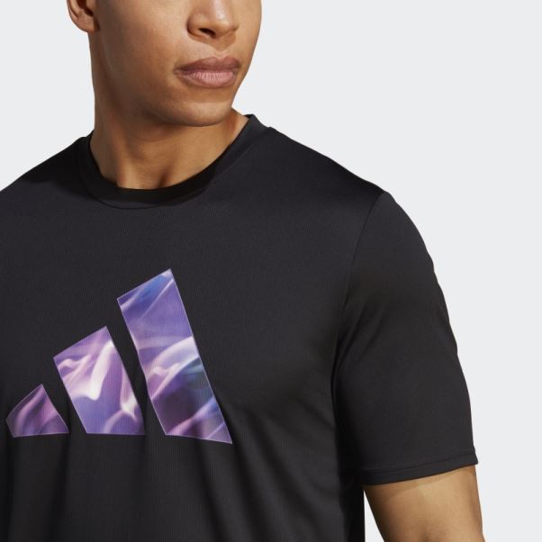 Conçu Pour Le Mouvement T-shirt D'entraînement Hiit Adidas Noir