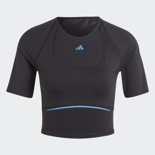 T-shirt Court D'entraînement Hiit Heat.rdy Noir Adidas