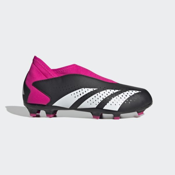 Adidas Predator Precision.3 - Bottes De Sol Ferme Sans Lacets Roses