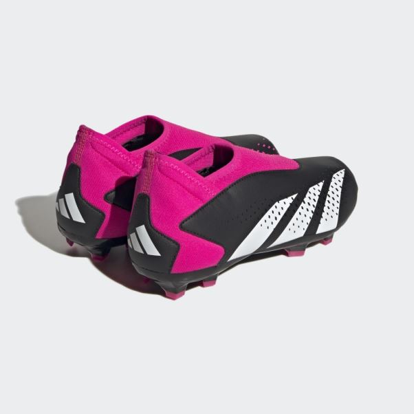 Adidas Predator Precision.3 - Bottes De Sol Ferme Sans Lacets Roses