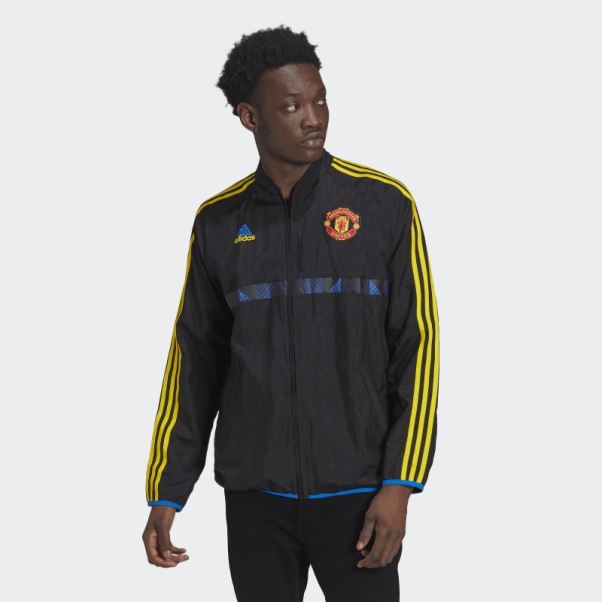 Veste Tissée Adidas Manchester United Icon Noir