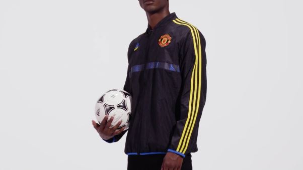 Veste Tissée Adidas Manchester United Icon Noir