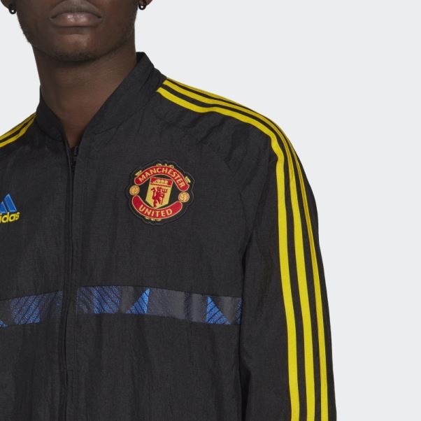 Veste Tissée Adidas Manchester United Icon Noir