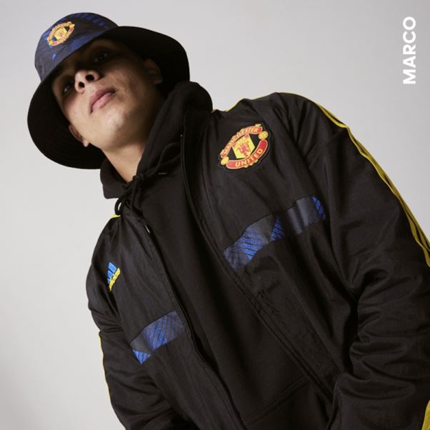Veste Tissée Adidas Manchester United Icon Noir
