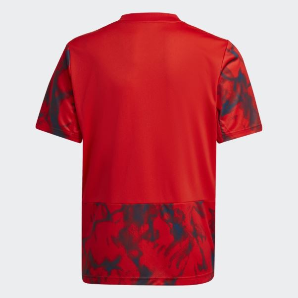 Maillot Extérieur Adidas Olympique Lyonnais 22/23 Rouge