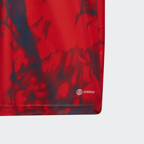 Maillot Extérieur Adidas Olympique Lyonnais 22/23 Rouge