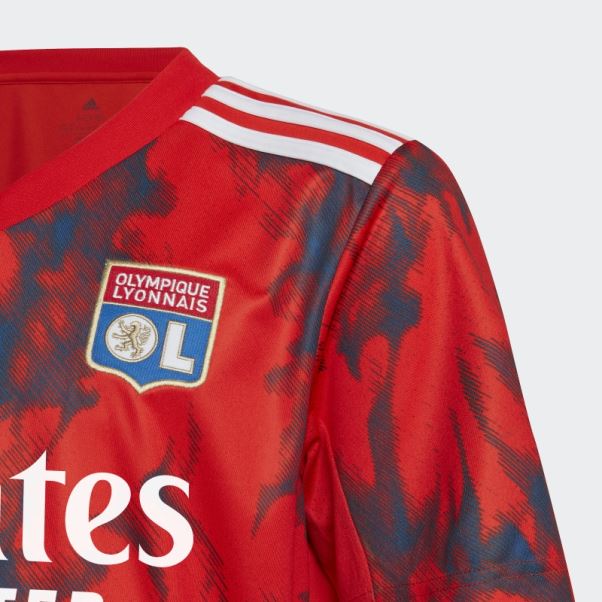 Maillot Extérieur Adidas Olympique Lyonnais 22/23 Rouge