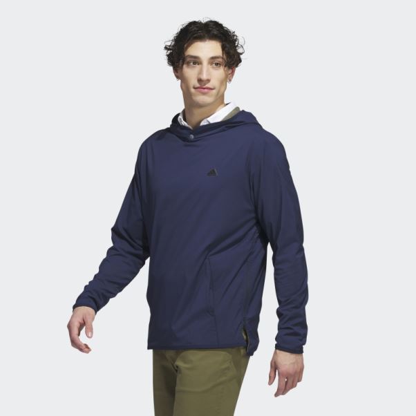 Sweat à Capuche Wind.rdy Golf Léger Go-to Bleu Marine Adidas