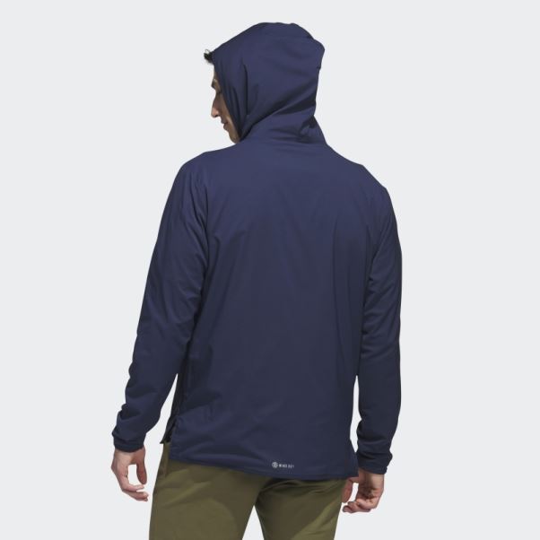 Sweat à Capuche Wind.rdy Golf Léger Go-to Bleu Marine Adidas
