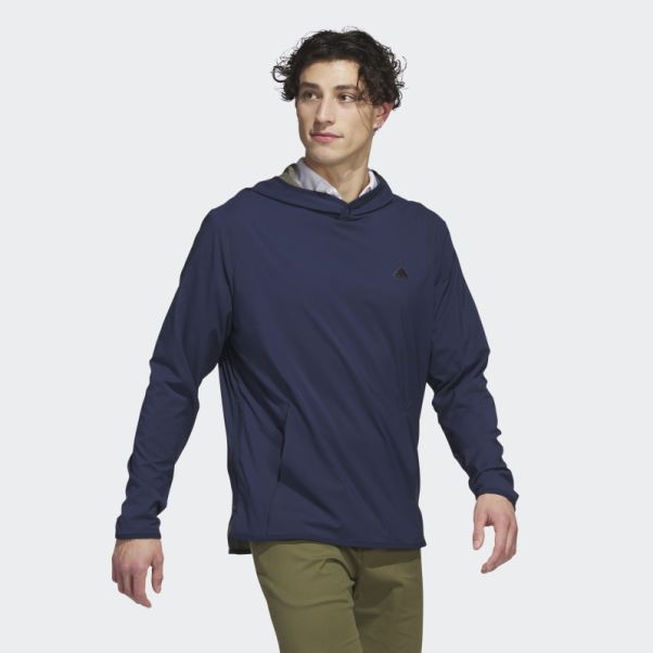 Sweat à Capuche Wind.rdy Golf Léger Go-to Bleu Marine Adidas