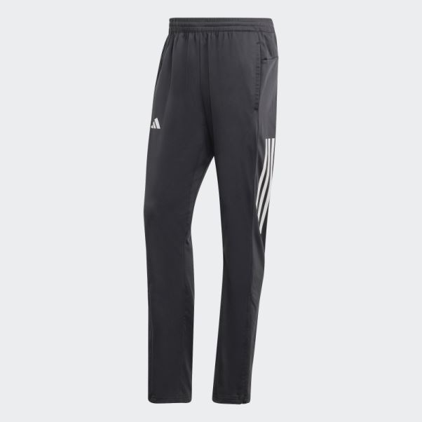 Adidas Pantalon De Jogging En Maille à 3 Bandes Noir