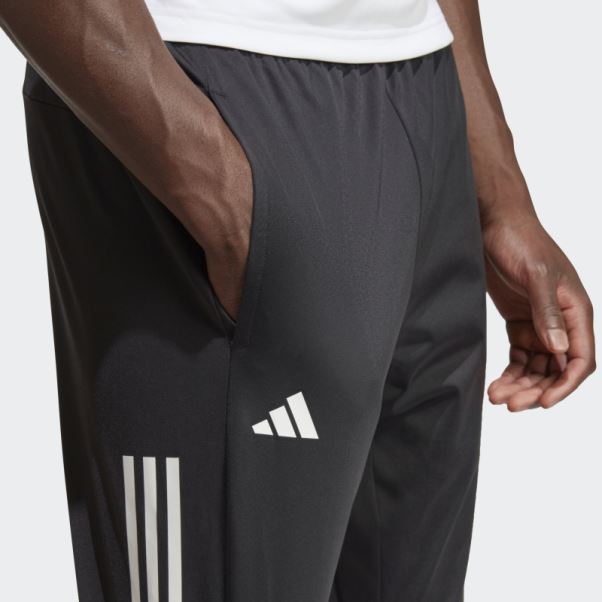 Adidas Pantalon De Jogging En Maille à 3 Bandes Noir