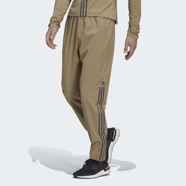Pantalon Zippé Tissé Alphastrength élégant Adidas Orbit Green