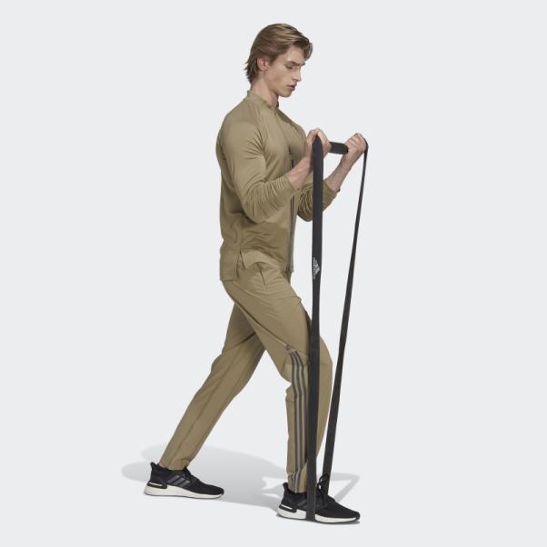 Pantalon De Jogging Zippé Tissé Alphastrength Orbit Green Adidas