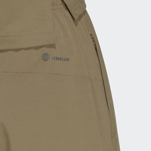 Pantalon De Jogging Zippé Tissé Alphastrength Orbit Green Adidas