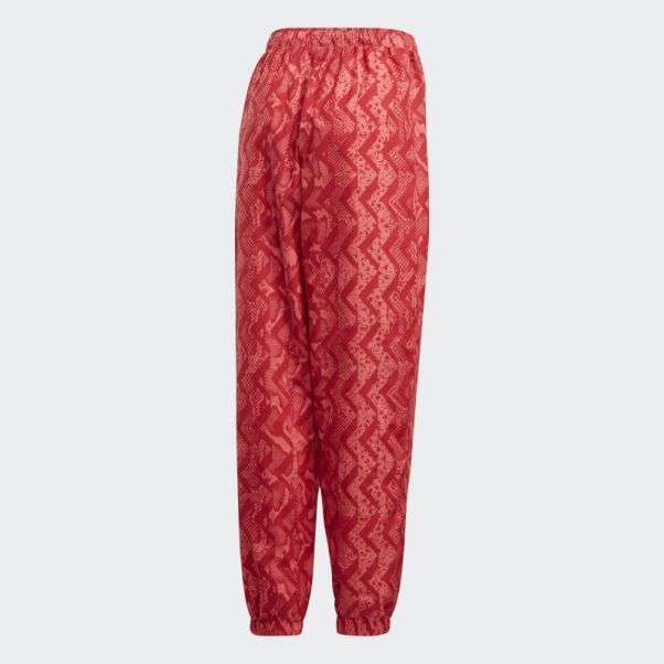 Bas De Survêtement Imprimé Rouge Flash Adidas