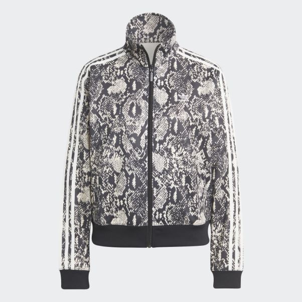 Adidas Python Allover Print Track Top Noir