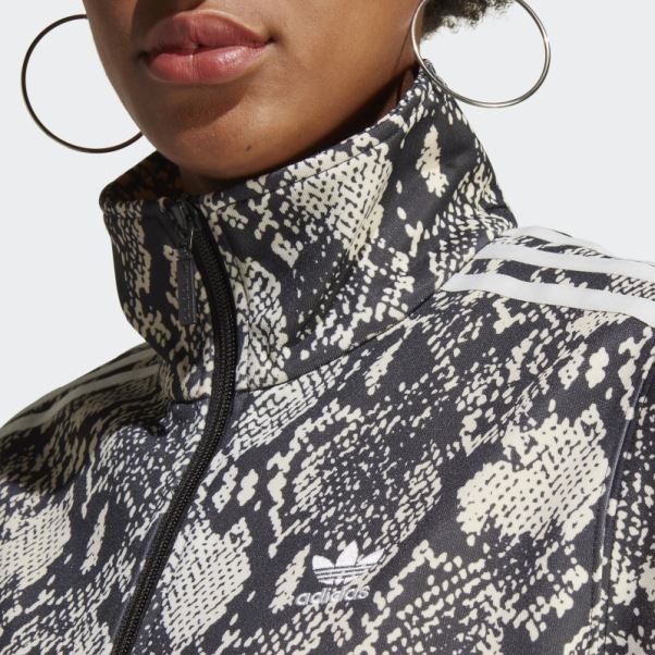Adidas Python Allover Print Track Top Noir