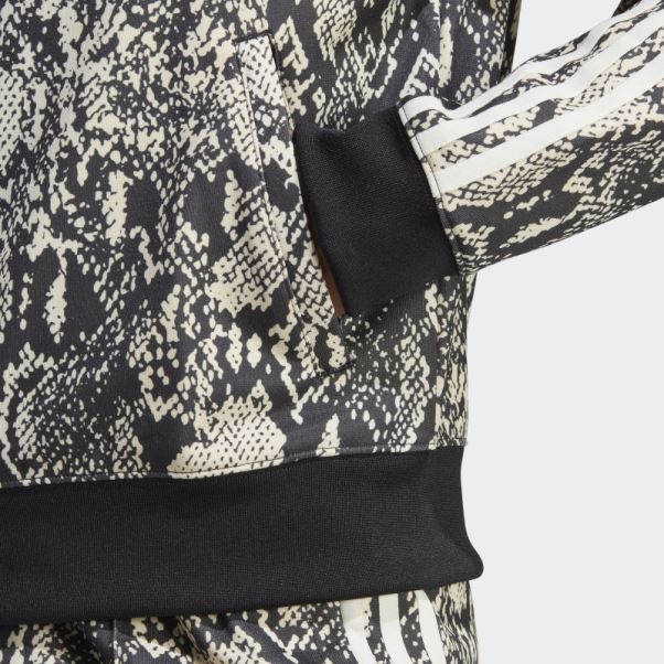 Adidas Python Allover Print Track Top Noir