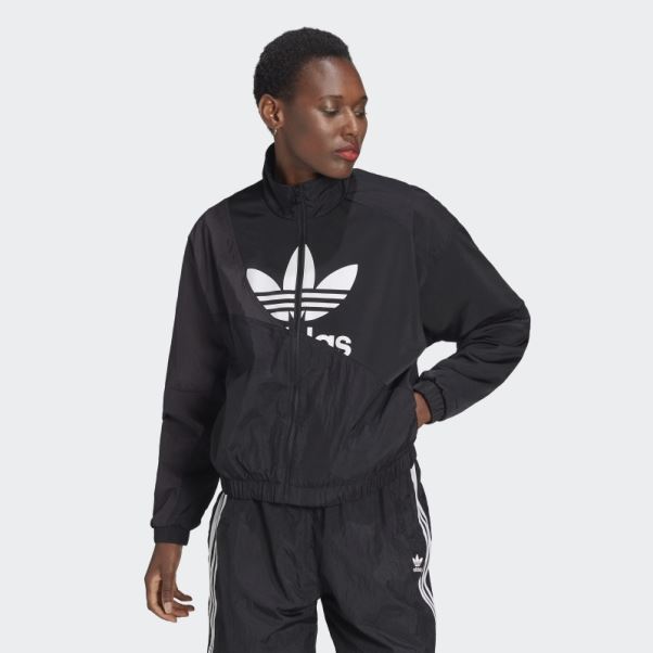 Adidas Veste De Survêtement Adicolor Split Trèfle Noir