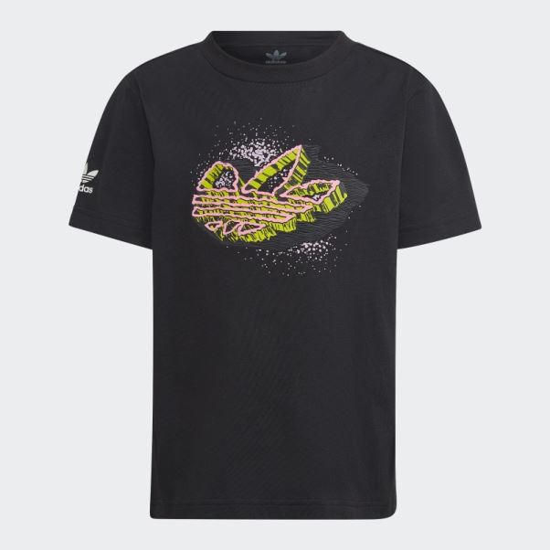 T-shirt Graphique Adidas Noir élégant