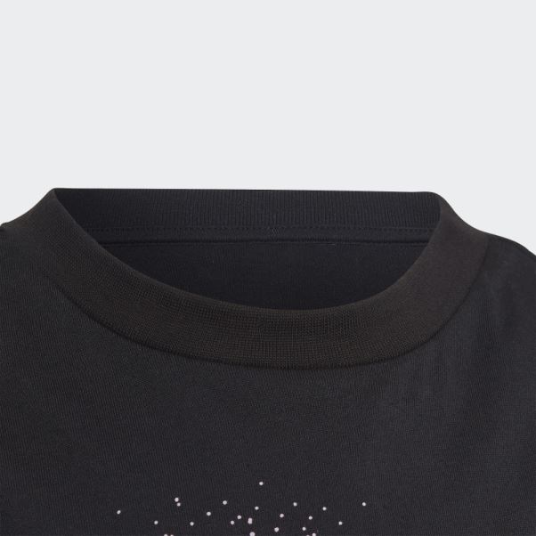 T-shirt Graphique Adidas Noir élégant