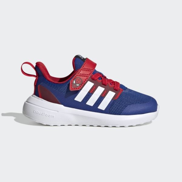Adidas X Marvel Fortarun 2.0 Spider-man Cloudfoam Chaussures Mode Royal Bleu