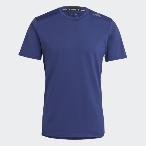 Conçu Pour L'entraînement T-shirt D'entraînement En Cordura Adidas Bleu Foncé