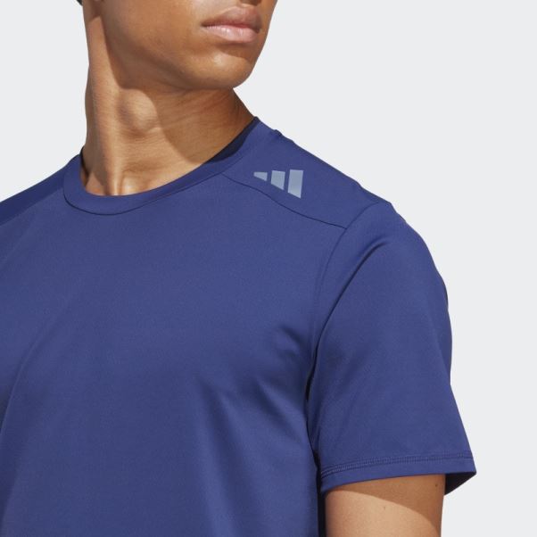 Conçu Pour L'entraînement T-shirt D'entraînement En Cordura Adidas Bleu Foncé
