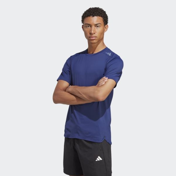 T-shirt D'entraînement En Cordura Conçu 4 Formation Bleu Foncé Adidas