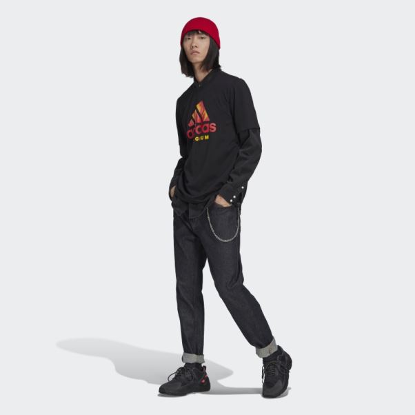 T-shirt Graphique Adidas Belgium Noir