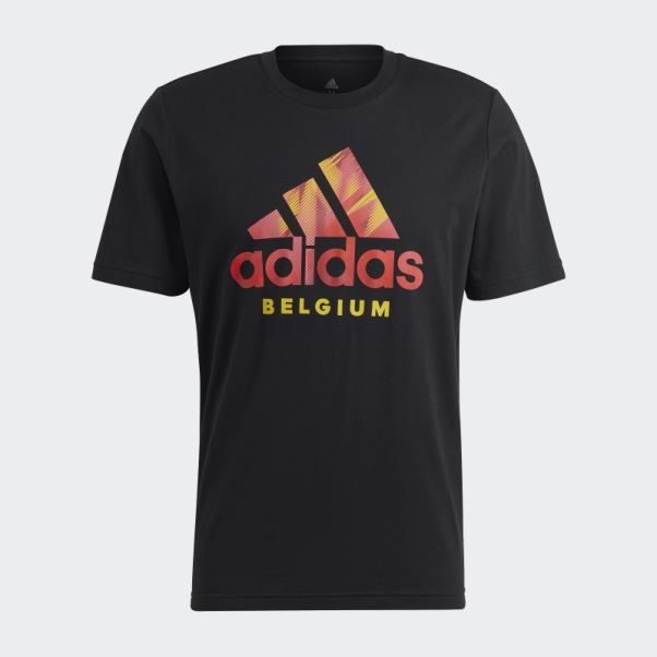 T-shirt Graphique Adidas Belgium Noir