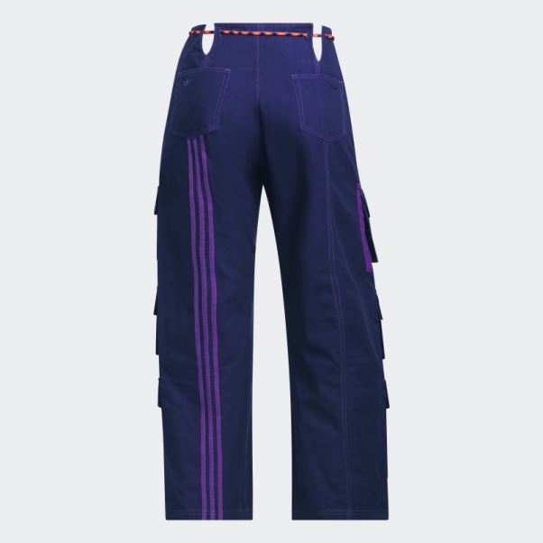 Pantalon Cargo En Sergé (taille Plus) Adidas Indigo