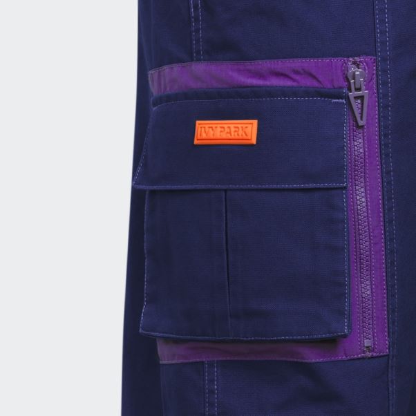 Pantalon Cargo En Sergé (taille Plus) Adidas Indigo