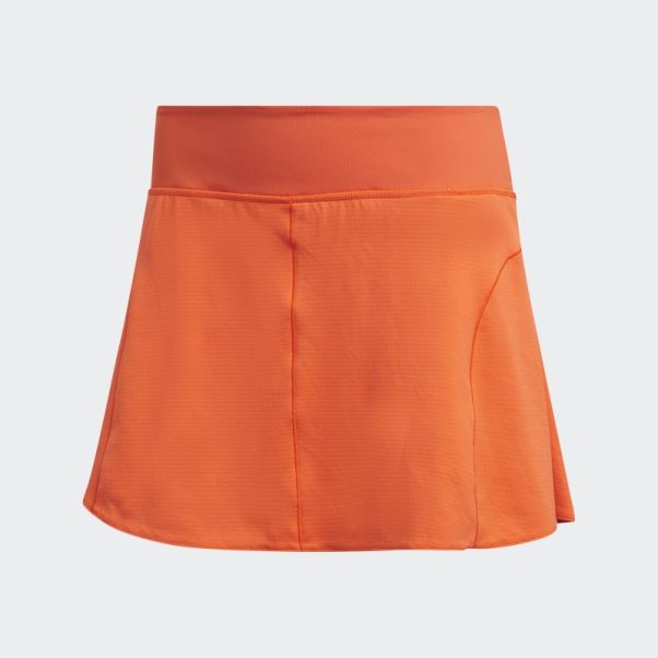 Adidas Jupe De Match De Tennis Orange