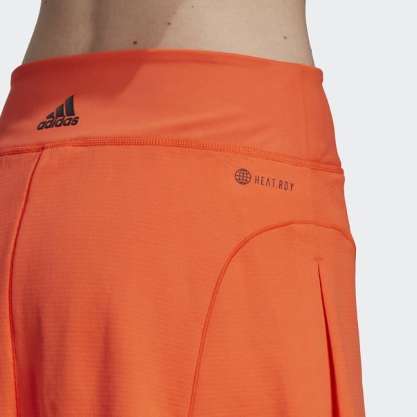 Adidas Jupe De Match De Tennis Orange