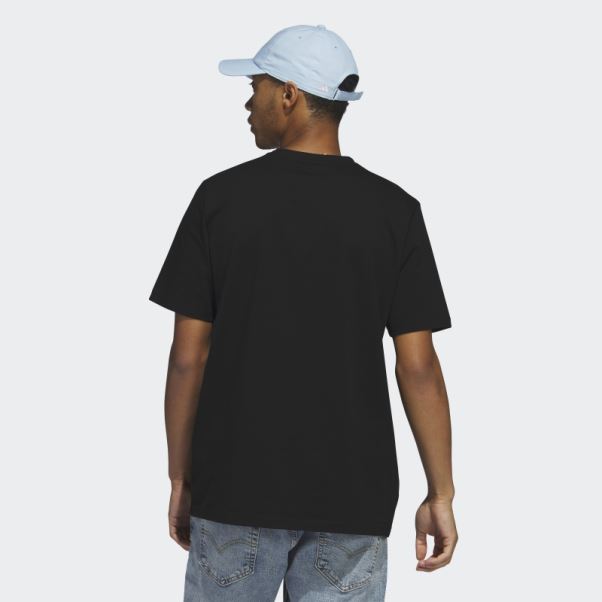 T-shirt Graphique Adidas Sportswear Block Noir Chaud