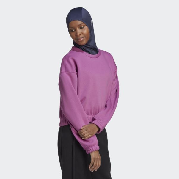 Studio Lounge Sweat Ample Adidas Lilas