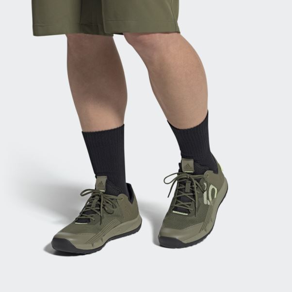 Chaussures De Vélo De Montagne Adidas Five Ten Trailcross Lt Olive